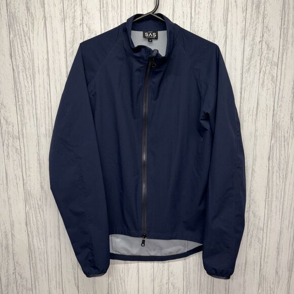 search & state Jackets & Blazers - Womens Size M Search And State Cycling Jacket Navy EUC